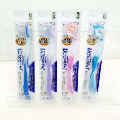 Tooth brush with dental floss and dental floss pick