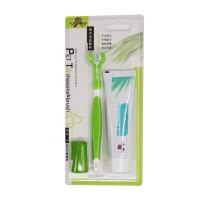 Factory Wholesale LOW MOQ Pet Dog Toothbrush And Toothpaste Set